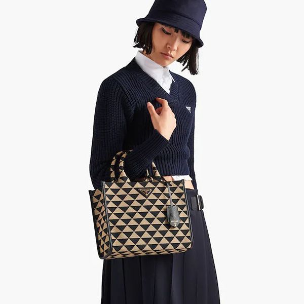 プラダ新作☆シンボルジャカードスモールハンドバッグ コピー